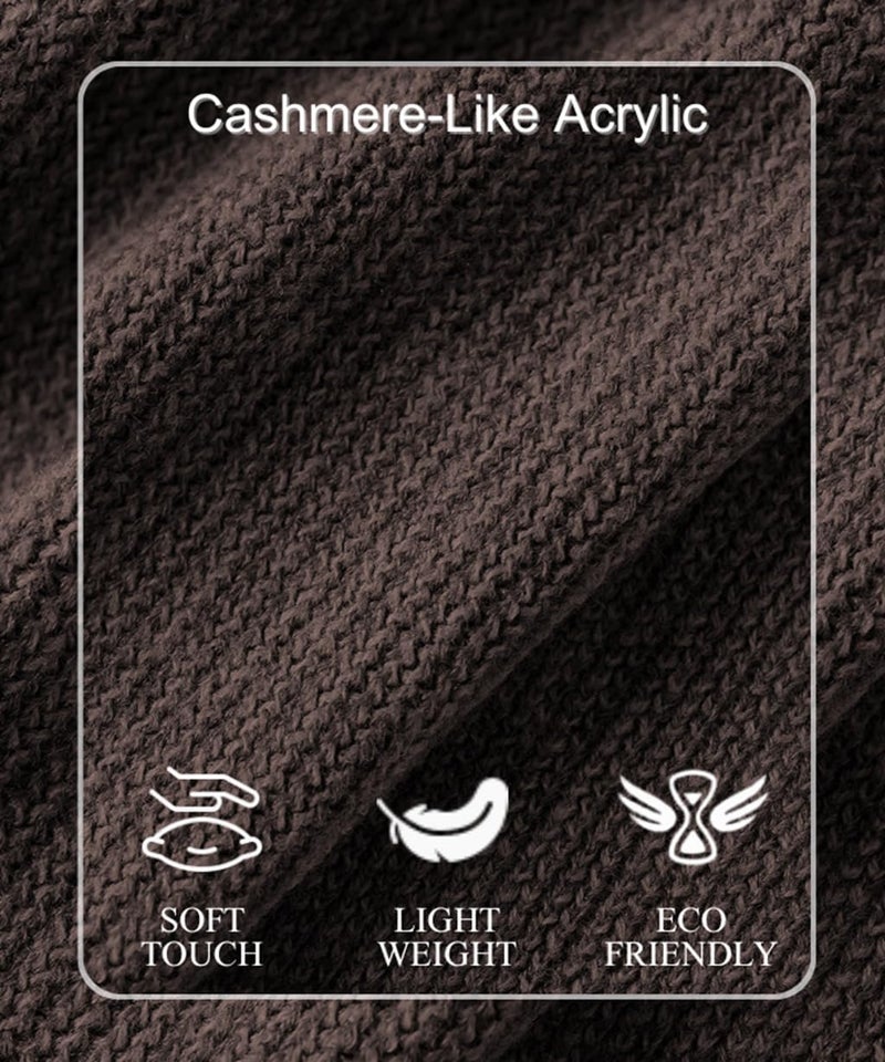 Ferand Shawl Wraps for Women, Cozy Lightweight Poncho Cape with Pockets, Warm for Fall Winter Travel - Image 5